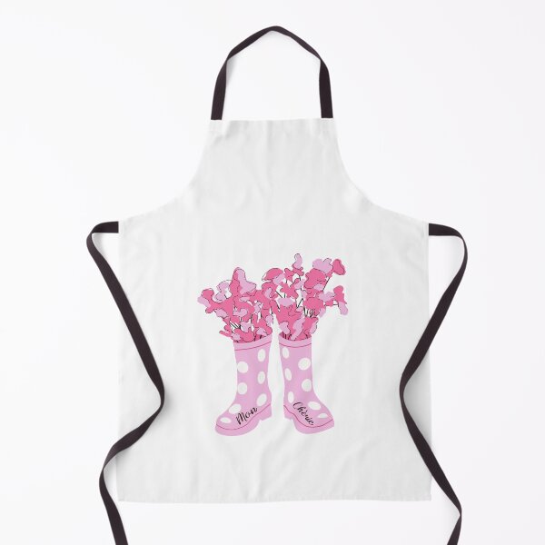 Item preview, Mon cherie pink raining boots illustration sticker digital designed and sold by expresivedesign.