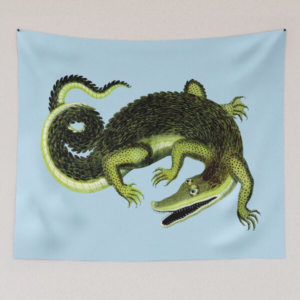 Item preview, Seventeenth Century Natural History Alligator by Peter Artedi designed and sold by Pixelchicken.