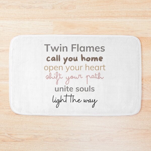 Item preview, Cute Twin Flame Call you Home Quote designed and sold by MuditasEyes.