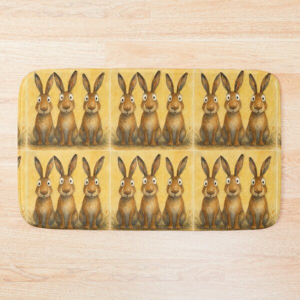 Item preview, Cute Hare Rabbit Family PRiNTS ' THe BuSKeRS ‘ BY SHIRLEY MACARTHUR designed and sold by Shirley MacArthur Art.