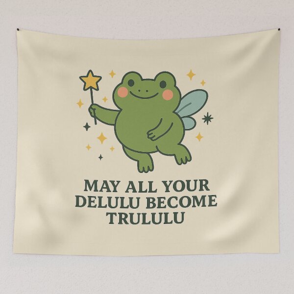 Item preview, Cute Fairy Frog with Positive Quote designed and sold by Florarts.
