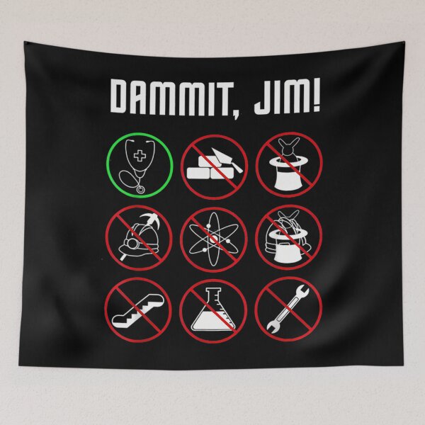 Item preview, Dammit Jim Funny Nurse 	   	 designed and sold by ezaohpkc9.