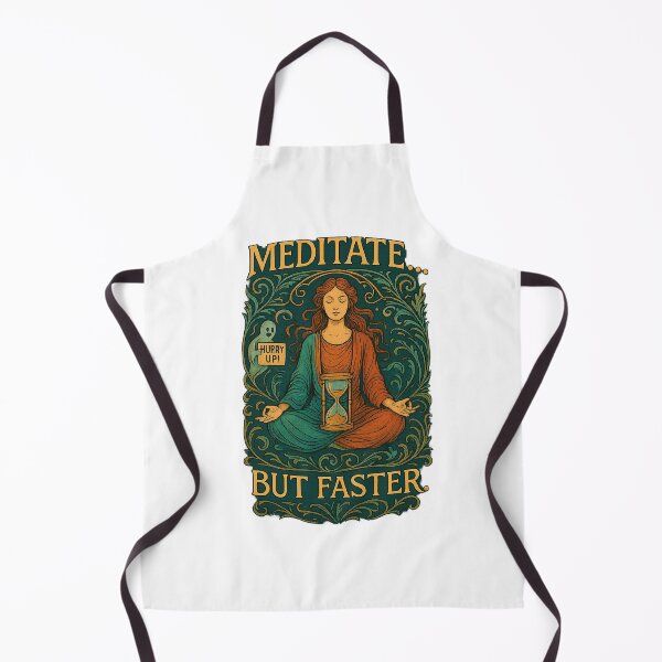 Item preview, Meditate But Faster T-Shirt | Funny Meditation Art Nouveau designed and sold by MySpiritTravels.