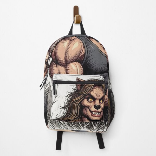 Item preview, Werewolf Girls cool halloween graphic novel style illustration art designed and sold by Vintage Designs +.