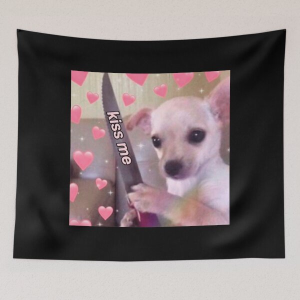 Item preview, Love Dog Meme Kiss Me designed and sold by GaetanoOkuneva.