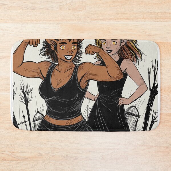 Item preview,  Werewolf Girls cool halloween graphic novel style illustration art designed and sold by Vintage Designs +.