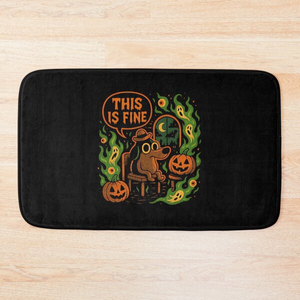 Item preview, Dog In Funny Cartoon Fire Meme designed and sold by GaetanoOkuneva.