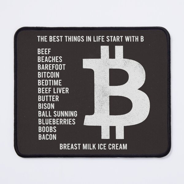 Item preview, Best Things Start with B — Bitcoin / Breast Milk Ice Cream Edition designed and sold by Pjotre7.