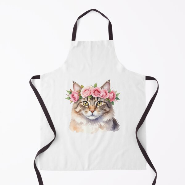 Item preview, CAT WITH FLOWER CROWN designed and sold by cubiask.