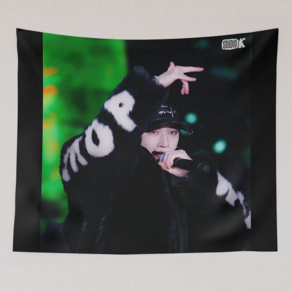 Item preview, Bang Chan MBC best leader Stray Kids KARMA Hooray Ceremony teaser images ot8 photo album SKZ stay dominate world tour skzoo kpop bang chan lee know changbin hyunjin han seungmin IN designed and sold by Kpop-Noona.