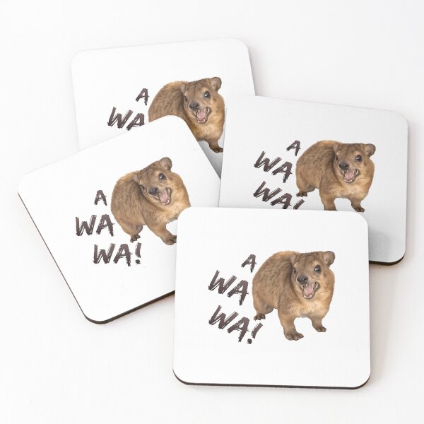 Item preview, Awawa Angry Screaming Hyrax Meme designed and sold by GaetanoOkuneva.