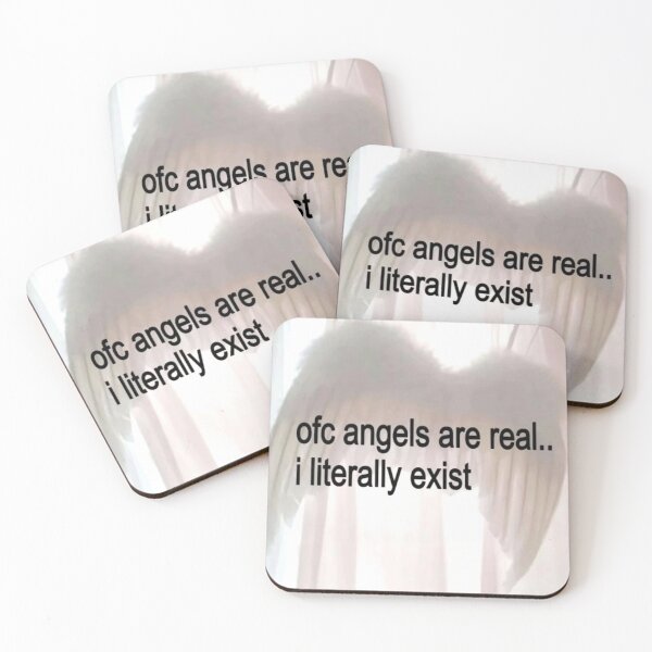 Item preview, ofc angels are real.. i exist designed and sold by inainart.