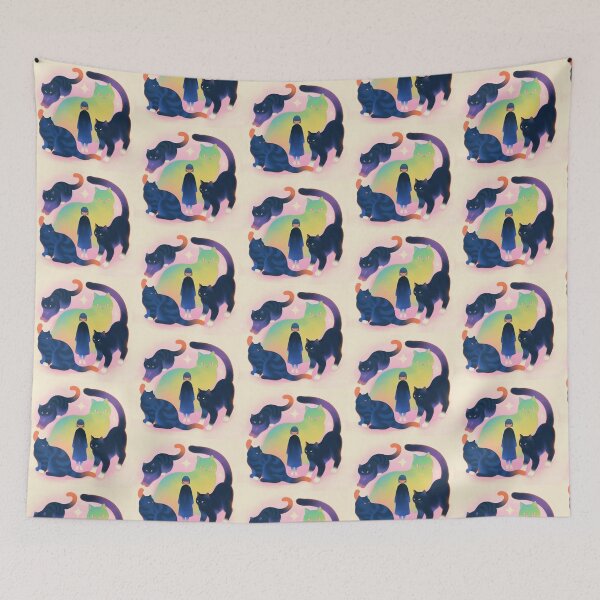 Item preview, Dreamy Feline Companionship Circle designed and sold by zzz888.