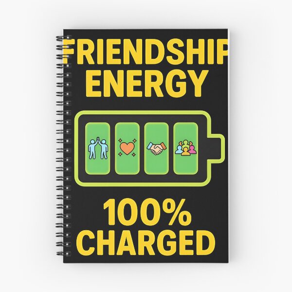 Item preview, Fully Charged with Friendship – Positive Vibes Tee designed and sold by the2ndwilliam.