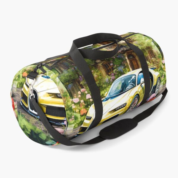 Item preview, Hypercar Parked In Vibrant Garden Beside Elegant Manor designed and sold by RevUpDesign.