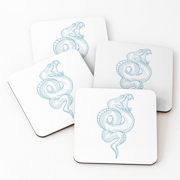 Item preview, Personalized Blue Viper Cosmic Serpent Design designed and sold by Nemcha-Tee.