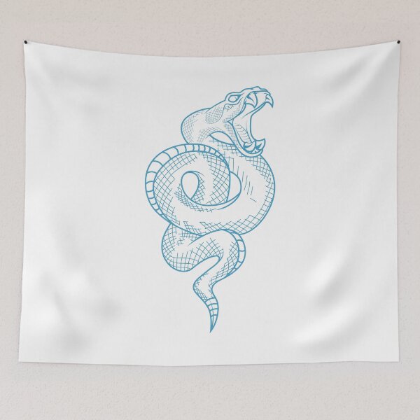Item preview, Personalized Blue Viper Cosmic Serpent Design designed and sold by Nemcha-Tee.