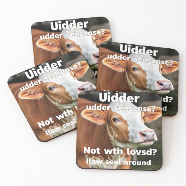 Item preview, Udder nonsense? Not with cow dad around designed and sold by SSMC DREAM DESIGN.