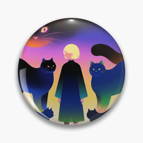 Item preview, Vibrant Feline Guardianship Circle designed and sold by zzz888.