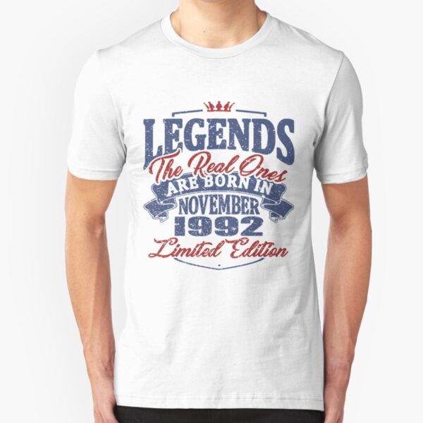 Legends are Born in November 1992