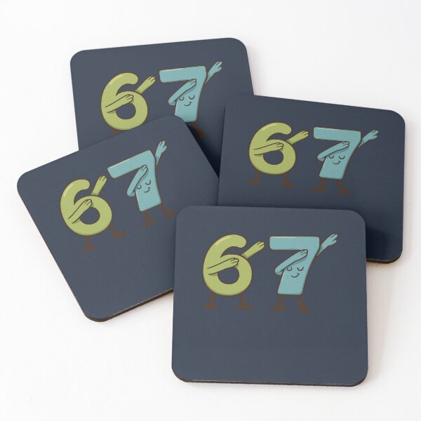 Item preview, 67 Six Seven Meme Dabbing Funny Kids Slang designed and sold by k3rstman1.