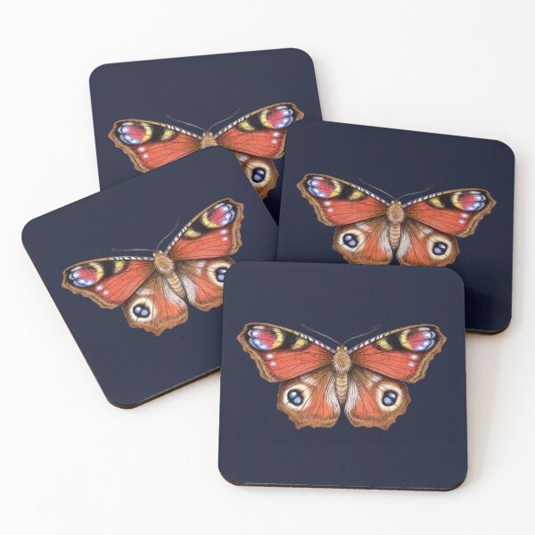 Item preview, Peacock Butterfly Entomology Cottagecore Dark Academia Therian Goblincore designed and sold by Veymoth.