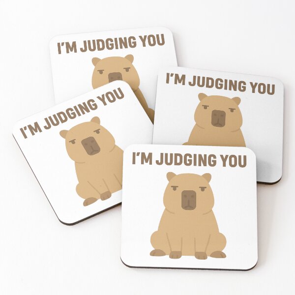 Item preview, Funny Sassy Capybara I'm Judging You designed and sold by Tim Mendy.