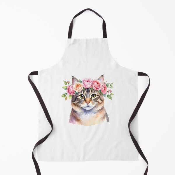 Item preview, CAT WITH FLOWER CROWN designed and sold by cubiask.