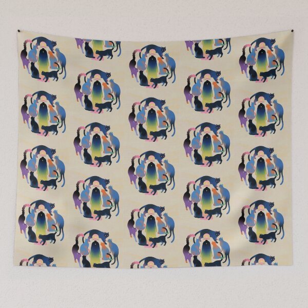 Item preview, Enchanted Feline Guardianship Circle designed and sold by zzz888.