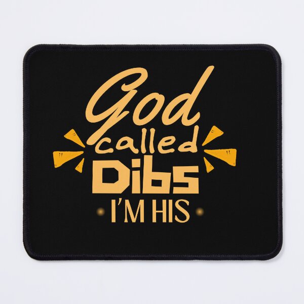 Item preview, God Called Dibs I'm His - Christian Affirmation Text Graphic designed and sold by GEM STYLE.