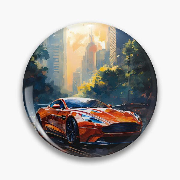 Item preview, Powerful Car Paused In Street Reflections At Daybreak designed and sold by RevUpDesign.