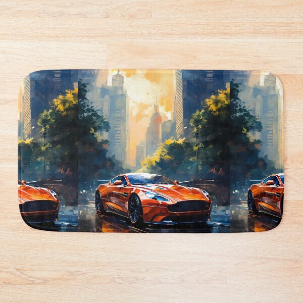 Item preview, Powerful Car Paused In Street Reflections At Daybreak designed and sold by RevUpDesign.