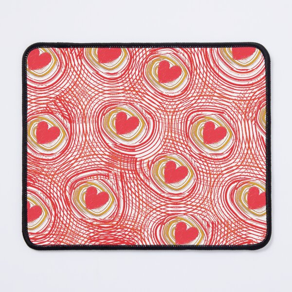 Item preview, Pulse of the Spiral-Abstract Geometric Red Heart - Spiral Pattern designed and sold by PVTCreations.