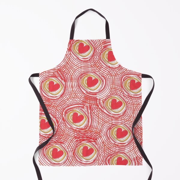 Item preview, Pulse of the Spiral-Abstract Geometric Red Heart - Spiral Pattern designed and sold by PVTCreations.