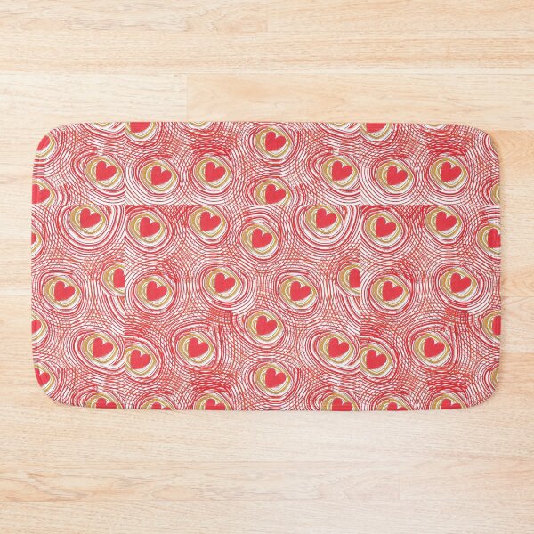 Item preview, Pulse of the Spiral-Abstract Geometric Red Heart - Spiral Pattern designed and sold by PVTCreations.