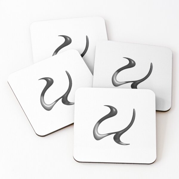 Item preview, Letter U – 3D Liquid Chrome Futuristic Monogram designed and sold by uncoXab.