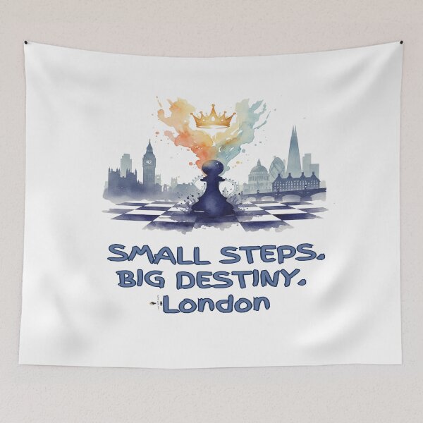 Item preview, Small Steps, Big Destiny. London. designed and sold by PawnShiftGoods.