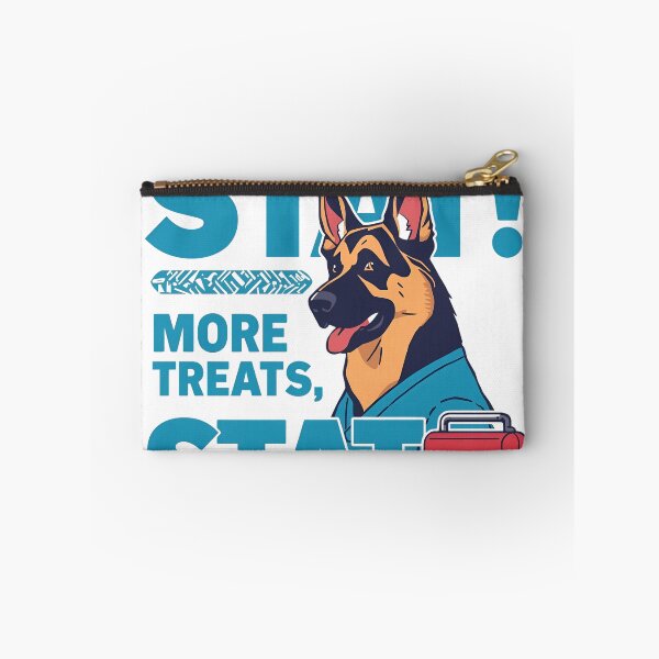 Item preview, STAT More Treats Funny German Shepherd Paramedic EMT Humor designed and sold by Dewer Shop.