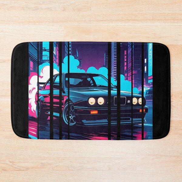 Item preview, B.W the Power of the 3 series drifting with neon smoke, retro 80s 5 designed and sold by Neon G.