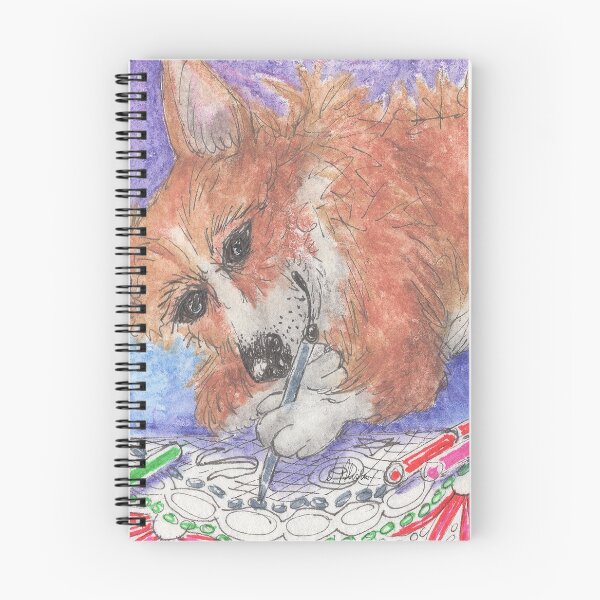 Item preview, Corgi dog, colouring fun designed and sold by SusanAlisonArt.