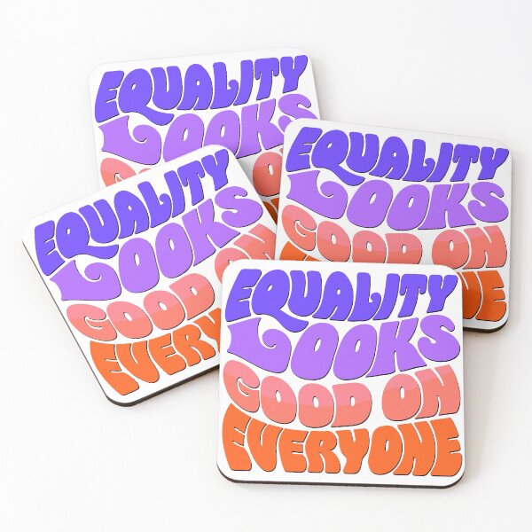 Item preview, Equality Looks Good On You Retro Shirt designed and sold by DopeyRobot.