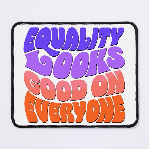 Item preview, Equality Looks Good On You Retro Shirt designed and sold by DopeyRobot.