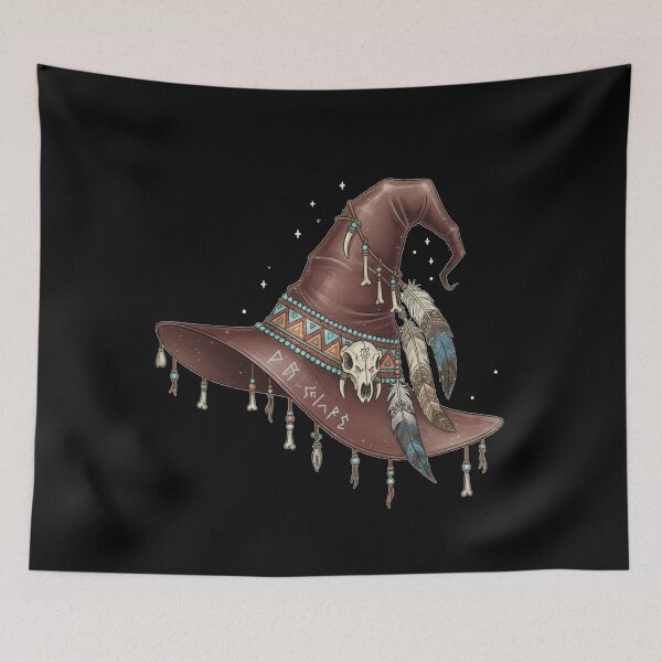 Item preview, Tribal Witch Hat designed and sold by A-Szczesniak.
