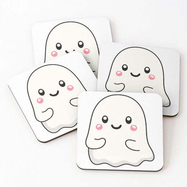 Item preview, Cute and Adorable Kawaii Halloween Hugging GHOST designed and sold by DibujandoPorfa.