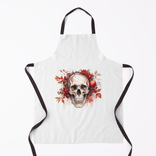 Item preview, SKULL WITH FLOWER CROWN designed and sold by cubiask.