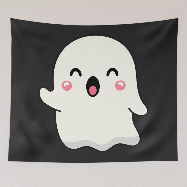 Item preview, Cute and Adorable Kawaii Halloween Tired GHOST designed and sold by DibujandoPorfa.