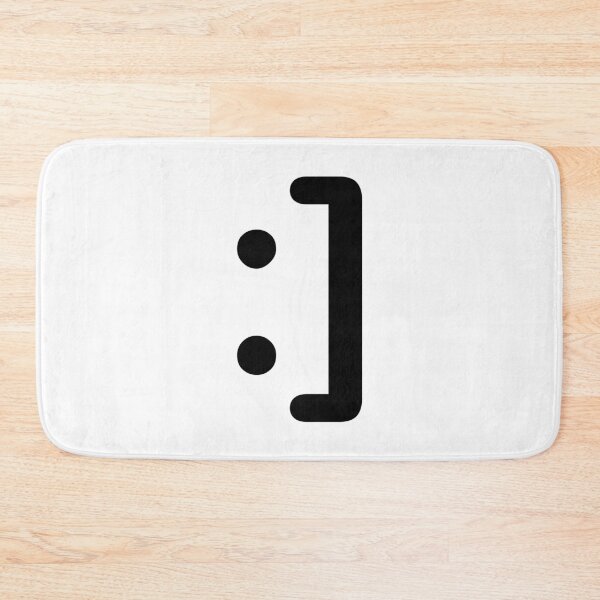 Item preview, :] – Square Bracket Smile Keyboard Emote  designed and sold by Memes N Lore .