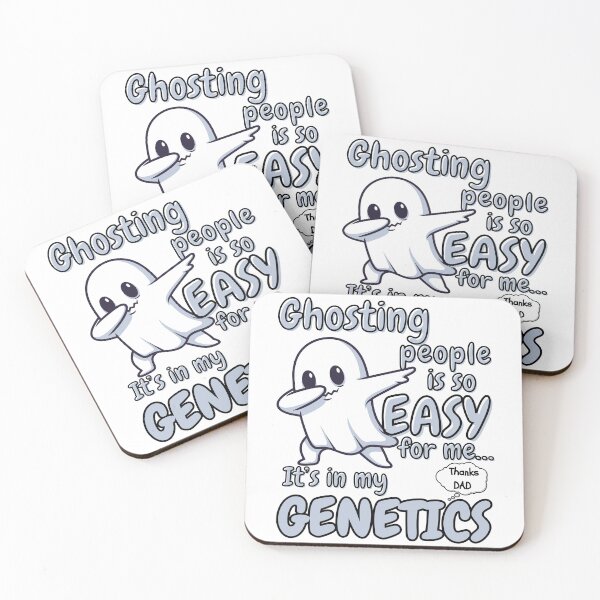 Item preview, Ghosting People is so Easy for me It’s in My Genetics designed and sold by DesignbyOla.