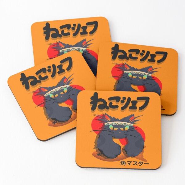 Item preview, Samurai Cat Chef – The Fish Master designed and sold by Lil’ Ember Eyes.