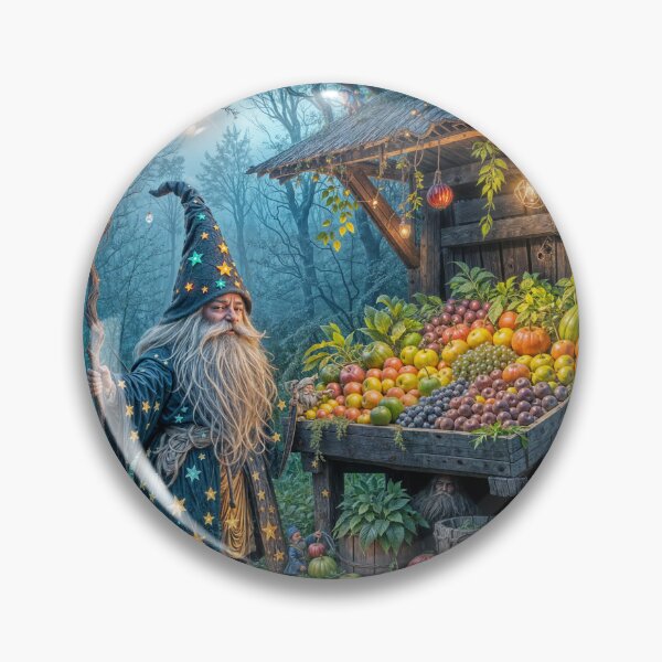Item preview, Wizard selling produce. designed and sold by Mamooka59.